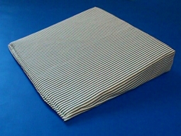 Poly Wedge - 15"x15"x3-1/2" - Gray Striped Cover