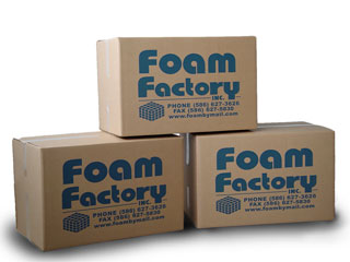 Foam Factory Logo Boxes